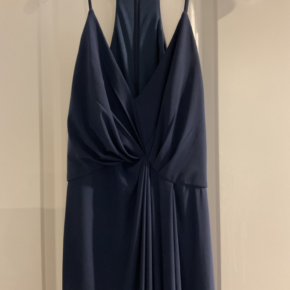 Bridesmaids Elegant Navy Blue Women's Dress